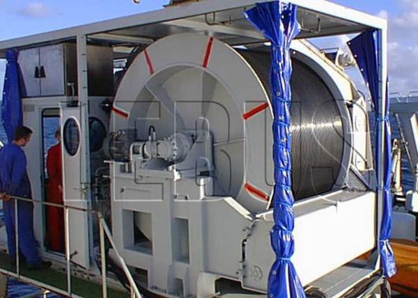 Steel LBS Grooved Drum with Brake Disc / Large Winch Drum for Tower Crane