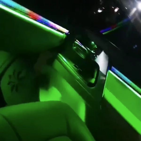 Ambient Light of Carbon Fiber dragon Scale model for Land cruiser