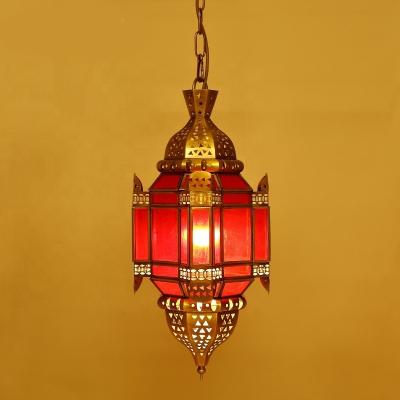 Vintage Copper Chandelier with Incandescent Bulb E27 Base