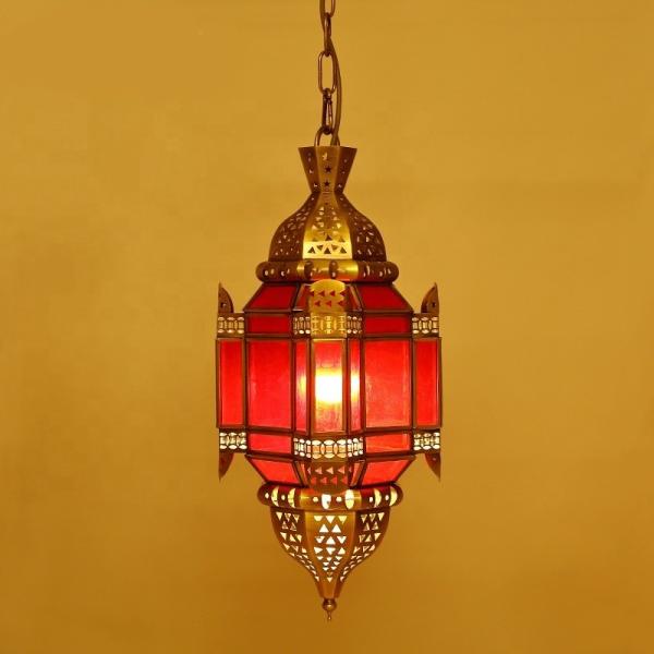 Vintage Copper Chandelier with Incandescent Bulb E27 Base
