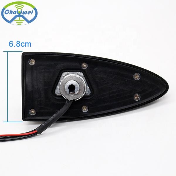 Black Color SUV Car Aerial Antenna Shark Fin 28dbi 174MHz RHCP Polarization
