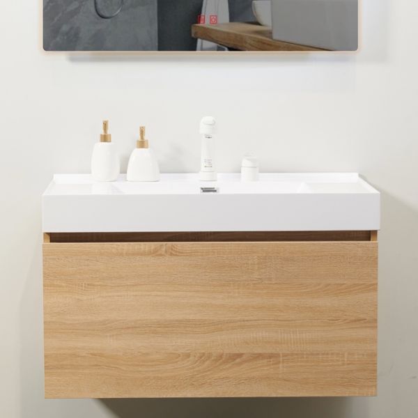 Quartz Stone Countertop Customizable Blue Vanity Bathroom With Standing Double Sink