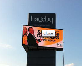 LED Screen Outdoor Advertising P16mm , LED Advertising Panel AC 220V / 110V