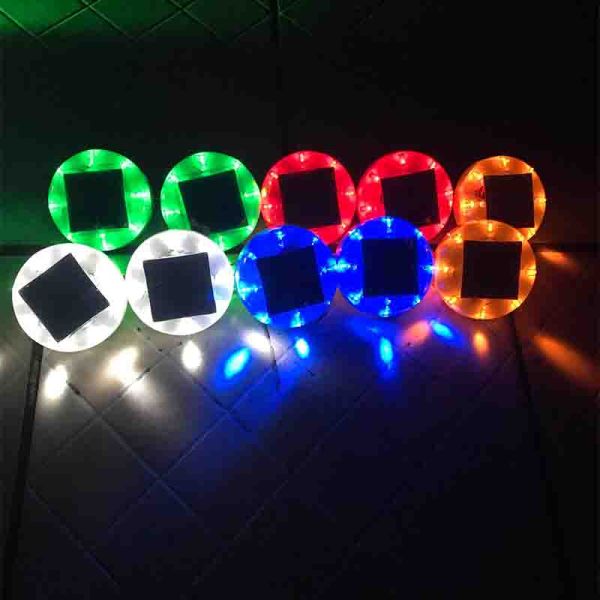 LED Lights Heavy Duty Solar LED Plastic Cat Eyes Marker Road Stud Reflector