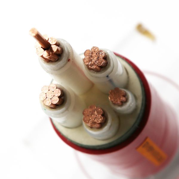 Heavy Duty 1kV Underground Electric Cable , 4C Insulated Copper Cable