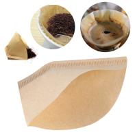 Catégorie comestible de tasse des papiers filtre de café de filtre de forme de cône 1-4