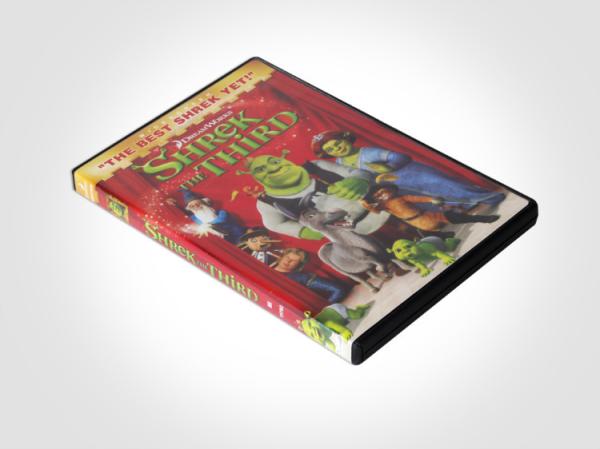 new Shrek the Third disney dvd movie children carton dvd with slipcover Dhl free shipping