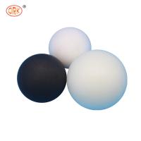 FPM/FKM Bola de borracha de flúor sólido branco para vedação em ambientes de alta temperatura e corrosão