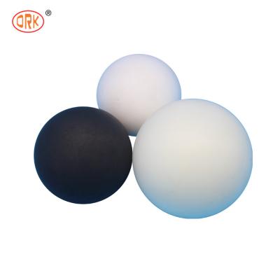 FPM/FKM Bola de borracha de flúor sólido branco para vedação em ambientes de alta temperatura e corrosão