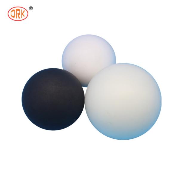 FPM/FKM Bola de borracha de flúor sólido branco para vedação em ambientes de alta temperatura e corrosão