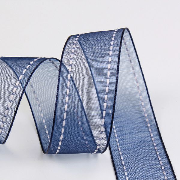 25мм покрытие 38мм сшитая полиэстерная лента для цветочных подарков