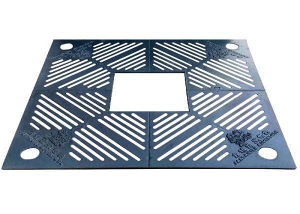 Outdoor Furniture Sidewalk Tree Grates Shock Absorption EN124 C250 Standard