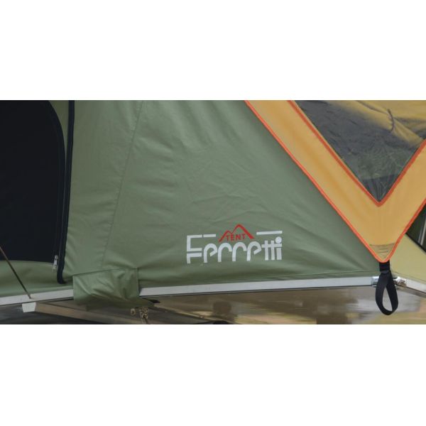 Grey Car Roof Top Tent for Vehicle Diy 4 Person Camping Area 2.4 Square Meters