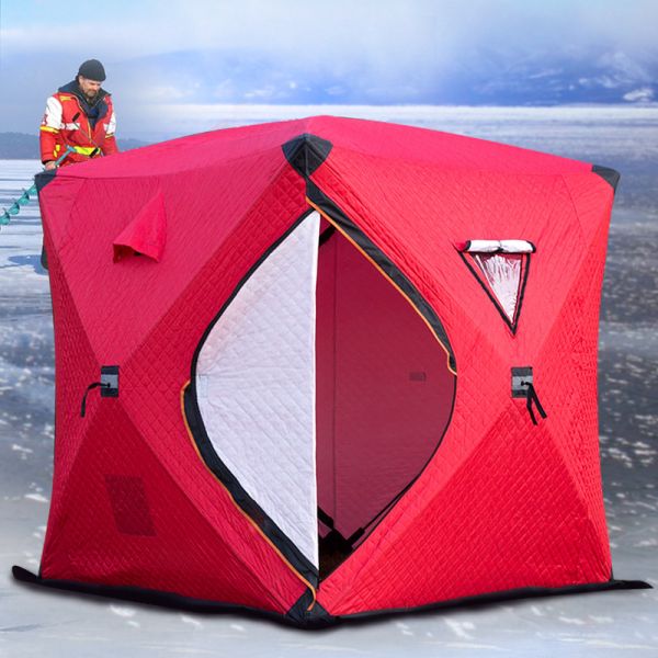 High Quality Pop-Up Camp Sauna Tent Portable Folding Insulated Winter Fishing Tent for Hiking and Camping Extra Large Size