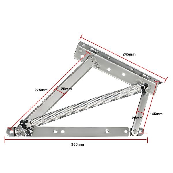 Spring-loaded Folding Sofa Hardware Mechanism a Furniture Accessory for Sofa Bed Storage Lift System