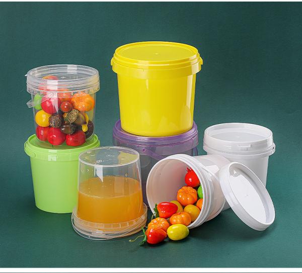 Plastic Deli Containers With Lids Ice Cream Containers Buckets Square Food Storage Containers Freezer Safe For Kitchen Party Drinks Snacks Fruits Desserts