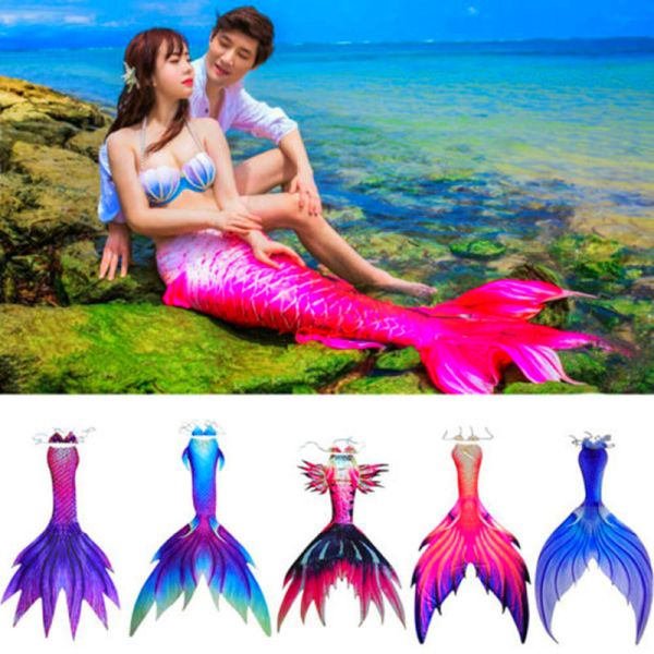 Multi - Founctional Mermaid Tails For Swimming / Beach Mermaid Swimwear For Kids