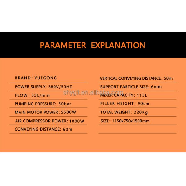 High Pressure Cement Mortar Spray Machine 35L/Min Flow Gypsum Wall Plaster Machine