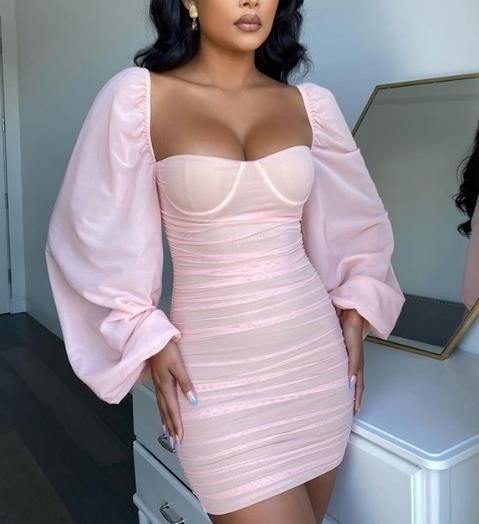 Рукави случайных платьев низких женщин производителя одежды количества длинные Backless с платьем структуры