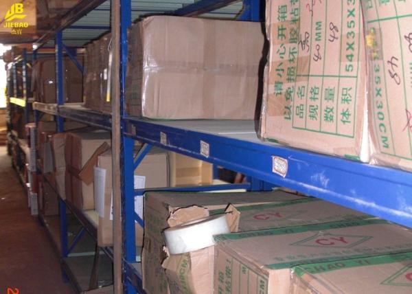2.5M Long Garage Storage Racks 500KG/Layer White Assembly Columns Steel Materials