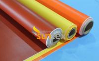 Tissu enduit de silicone de tissus de fibre de verre d'isolation thermique pour la couverture couvrante de panneau