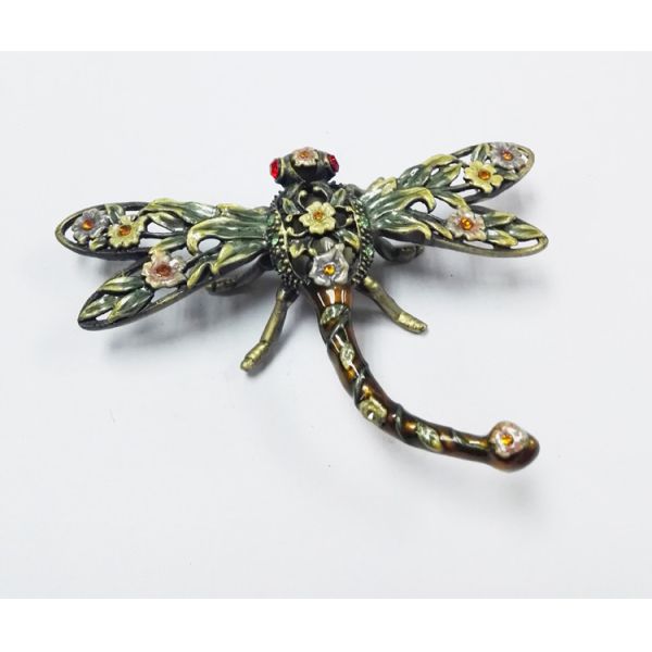 Fashion  Dragonfly Metal Jewelry Box Dragonfly trinket box
