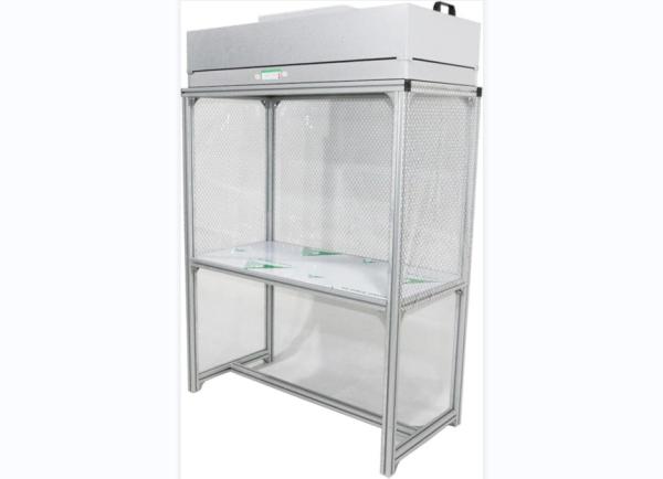 Stainless Steel/Aluminum Work Surface Laminar Flow Hood Lab 1000-1200m3/h Fluorescent Lighting