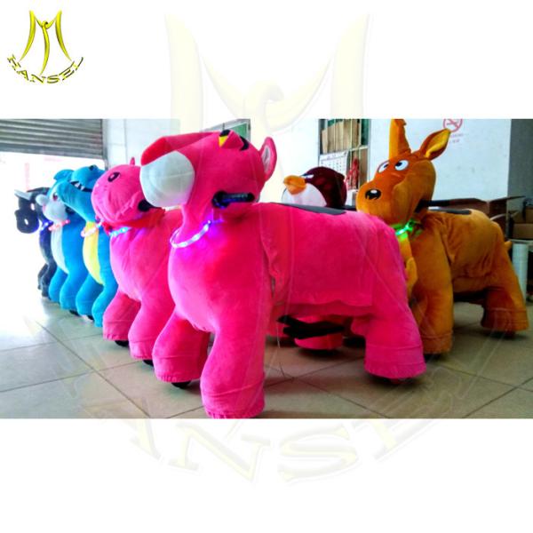 Hansel horse back riding machine ride on toy amusement park rides for rent outdoor park games animal scooters in mall