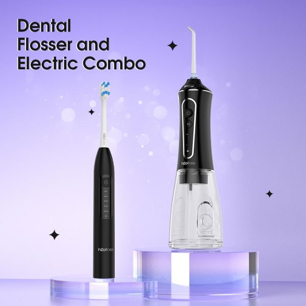 OEM Brand Electric Water Flosser And Toothbrush Kit Oral Irrigator With 2500mAh Battery