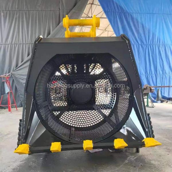 Factory Direct Crusher Bucket for Excavator Skid Steer Concrete Rock Crushing Attachment Manufacturer
