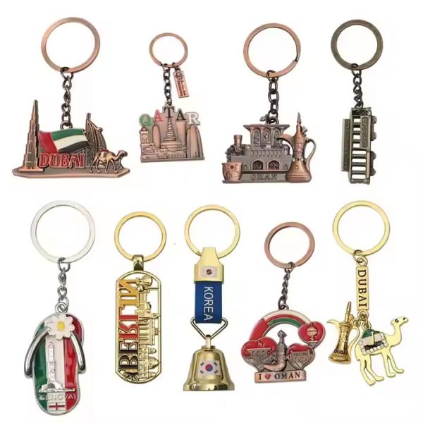 Custom Key Chain with Customizable Branding Durable Metal Construction and Versatile Attachment Options for Promotional Gifts