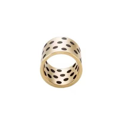 Copper Alloy Graphite Bronze Bushing CNC Machining JDB Self Lubricating Oiless Sliding Copper Brass Bushing