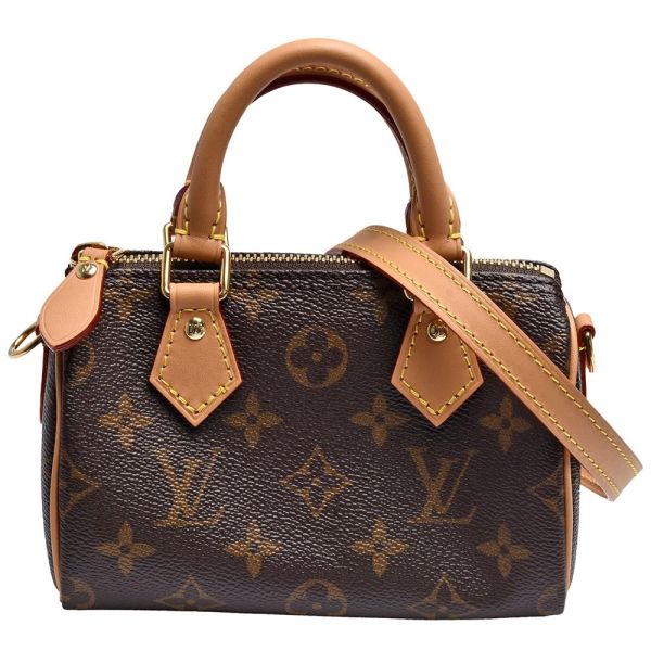 Small Classic Designer Monogram Bag NANO SPEEDY Louis Vuitton M81085