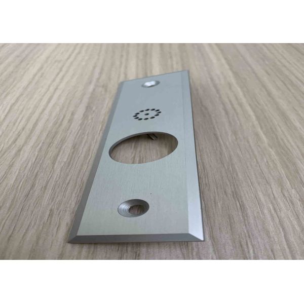 Aluminium Extrusion Profiles Silver Color Alloy 6063 T3 Anodized Aluminium Door Locks CNC Punch Customized