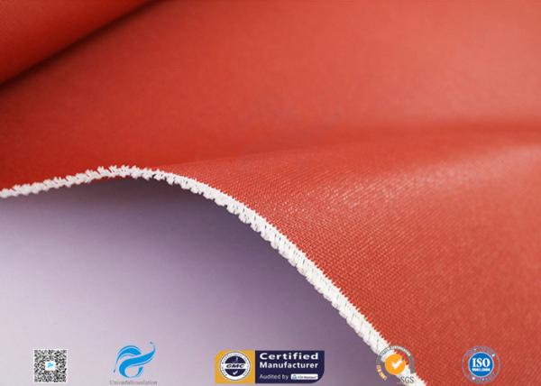 Tissu enduit de silicone 1000mm 80/80g large de fibre de verre d'anti isolation de ripper