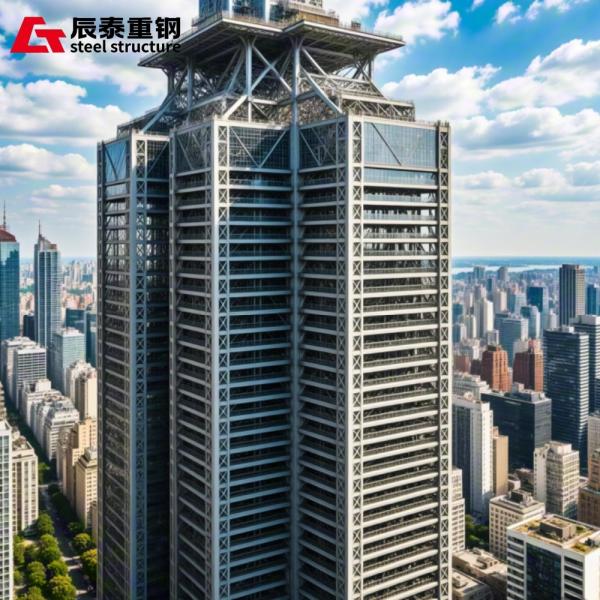 High Strength Multi Layered Commercial Office Residential Steel Structure Building