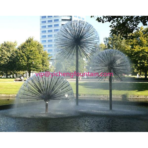 Hemisphere Fountain Nozzle Crystal Ball Water Fountain Nozzles Brass / Chrome Material