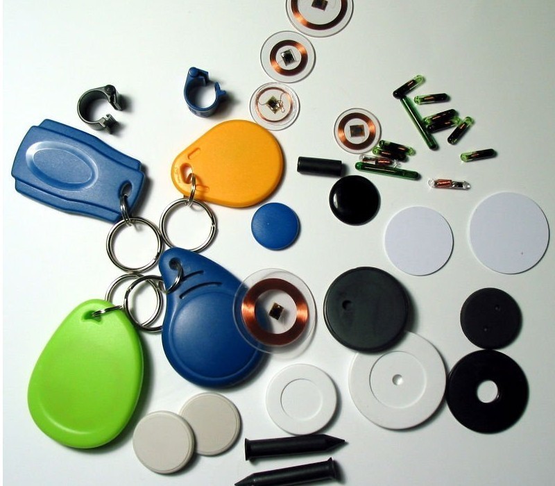 ISO15693 / ISO14443A NFC RFID Key Fob 13.56MHz с встроенным микрочипом