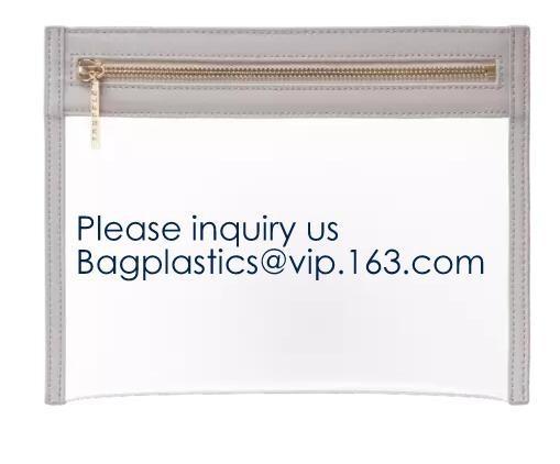 Environmental Colourful PVC k Packaging Bag Laser Shinny Holographic Makeup Bag PVC Cosmetic Bag PVC Pouch bagease