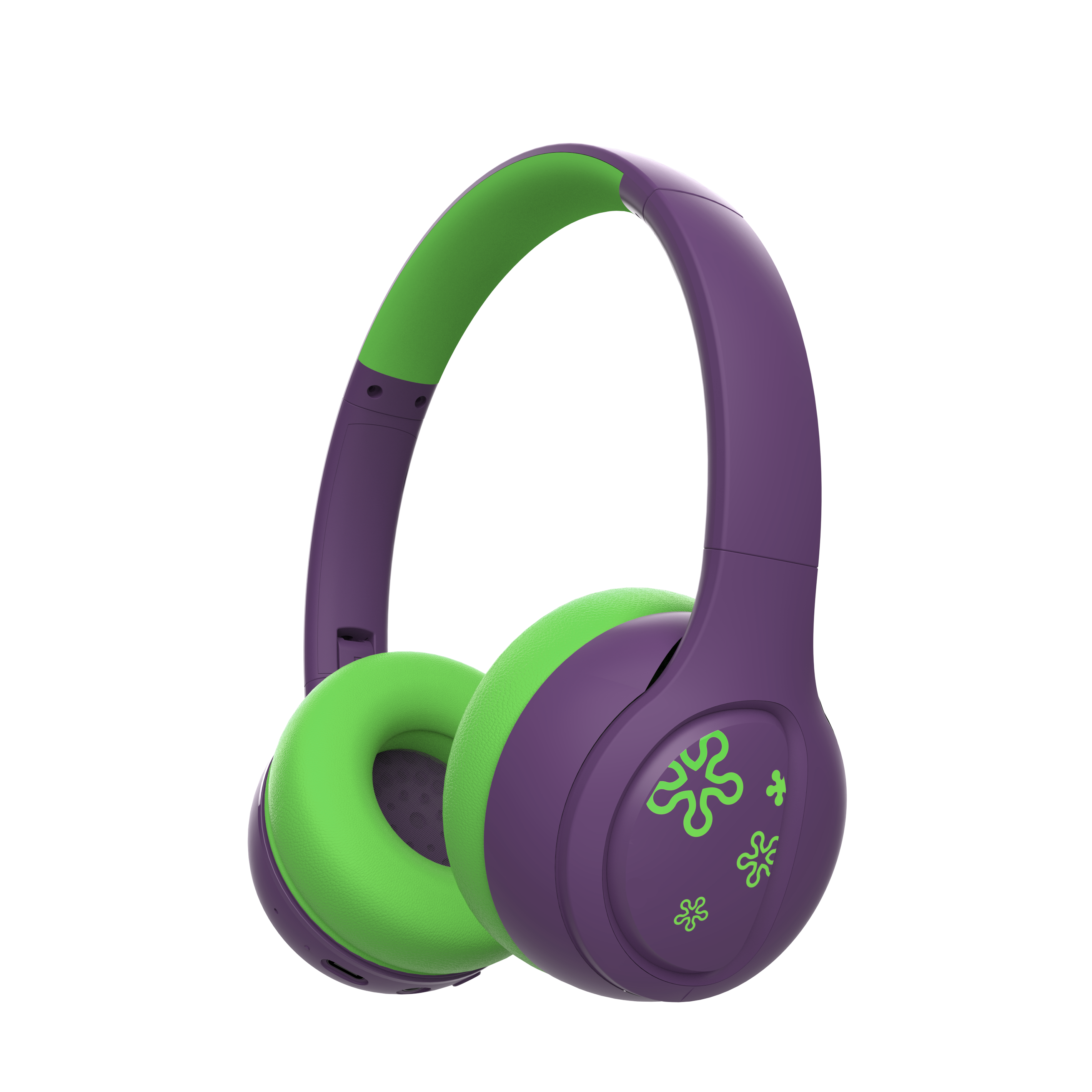 Safe Low Decibel Children Bluetooth Headset Foldable Adjustable Headband,40MM Driver Stereo Earphone Support 3.5mm AUX for Study