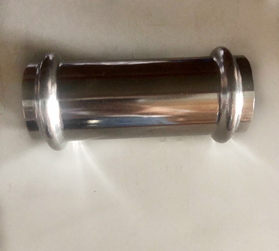 V Style Slip Coupling Pipeline Stainless Steel Press Fittings Plumbing