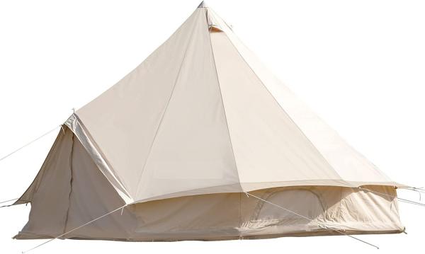 Outdoor Camping Retro Tent, Luxury Glamping Tent Waterproof Canvas Tents for Family Camping Outdoor Hunting Party