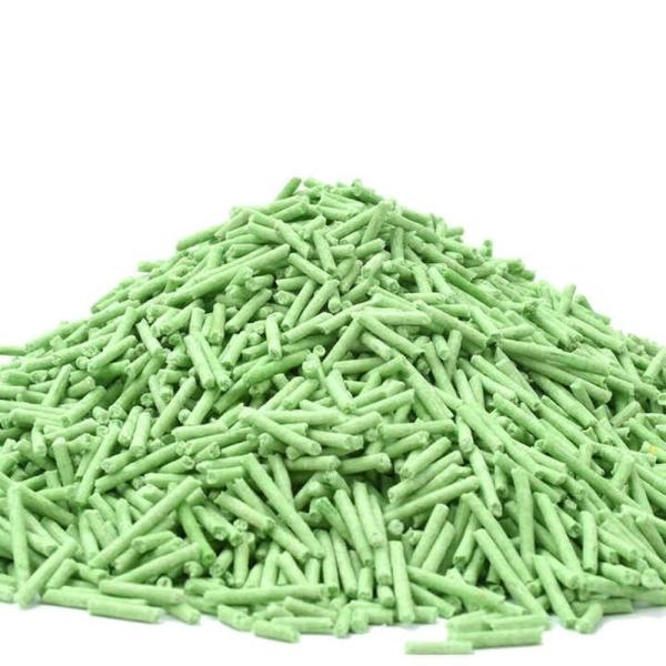 Economical Green Tea Tofu Cat Litter OEM Tea Potty Litter Deodorizes Well
