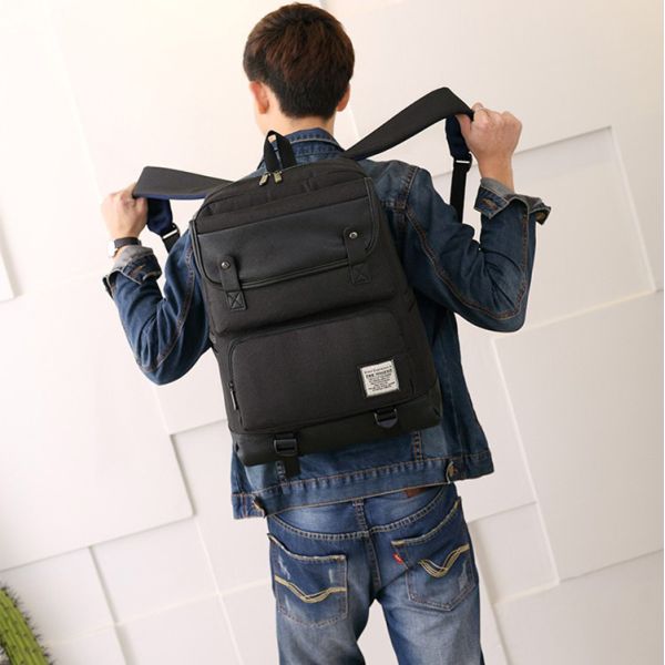 Canvas Backpack For Student Teenager School Back Pack Women's Casual Daypacks,Men Canvas Laptop Backpack Girls Female