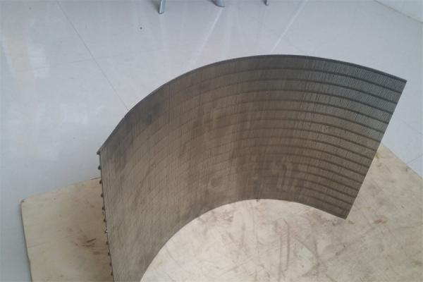 Anti tela do tratamento de águas residuais do arco da oxidação tela de fio de aço inoxidável da cunha de 150 mícrons