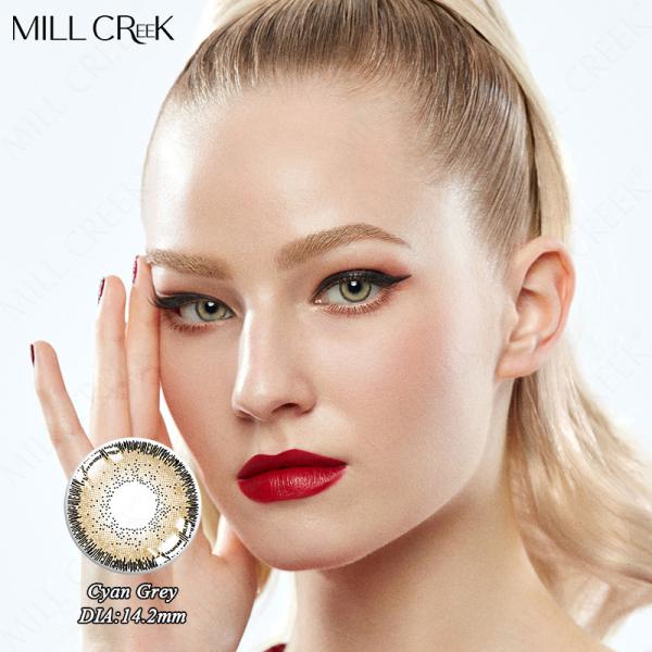 Non Prescription Natural Hazel Brown Contact Lenses Color Enhancing