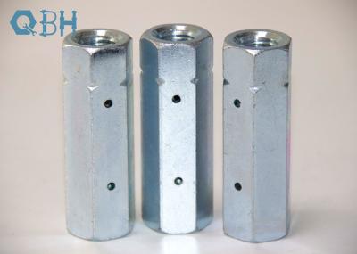 DIN6334 Hex Long Nut with Hole NON-STANDARD HEX HIGHE NUTS coupling nut M6-M36 Zinc/D.H.G YZP BLACK