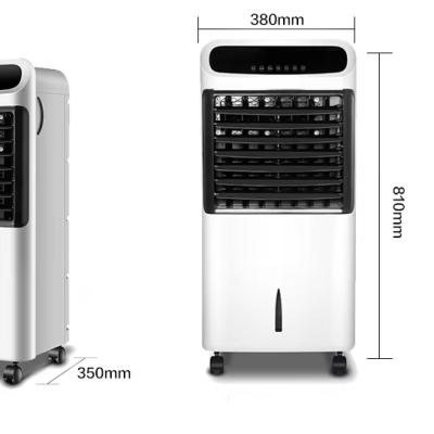 Hot Sale Portable Standing Panel Water Tank Small Size 220v Evaporative Air Cooling Fan Remote Control Floor Standing Option