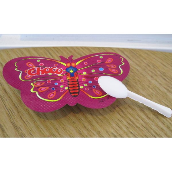 Шоколад Eco шоколада бабочки дружелюбный мини откалывает молоко сахара печений низкие & закуску вкуса шоколада