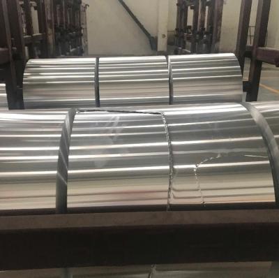 ROHS Aluminum Coil / Automobile Radiator Coil Aluminum Stock Silver Color